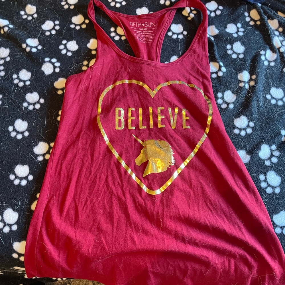 Believe tank top never worn